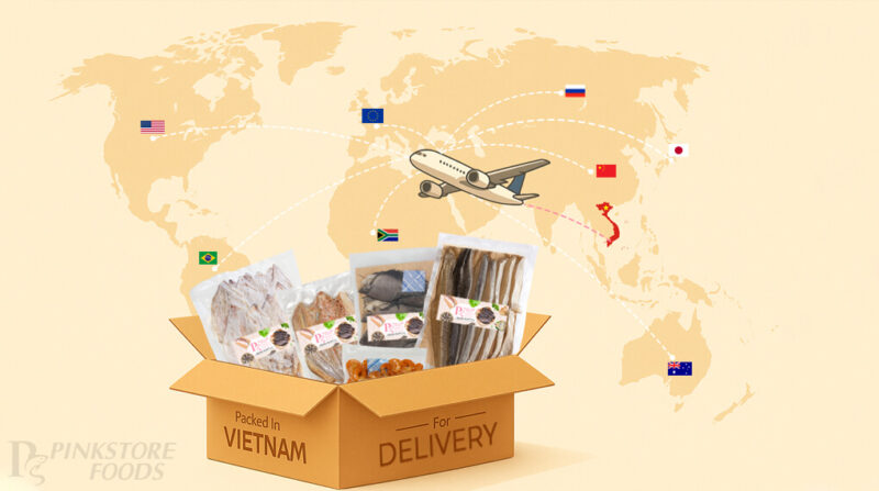 Thời gian vận chuyển khô cá đi Mỹ, Úc, Nhật, châu Âu
